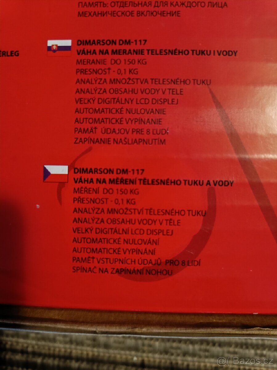 Digitální Váha Dimarson DM-117 - 2