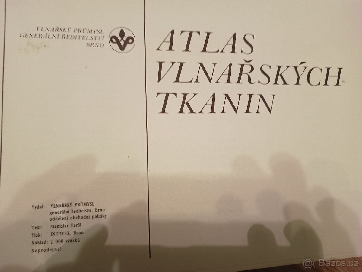 Prodám atlas vlnařskych tkanin - 2