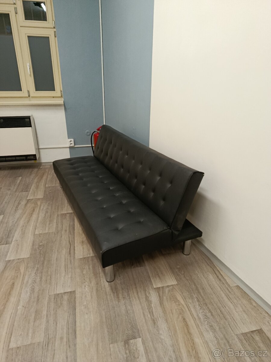 Koženkovým gauč rozkladaci - 2