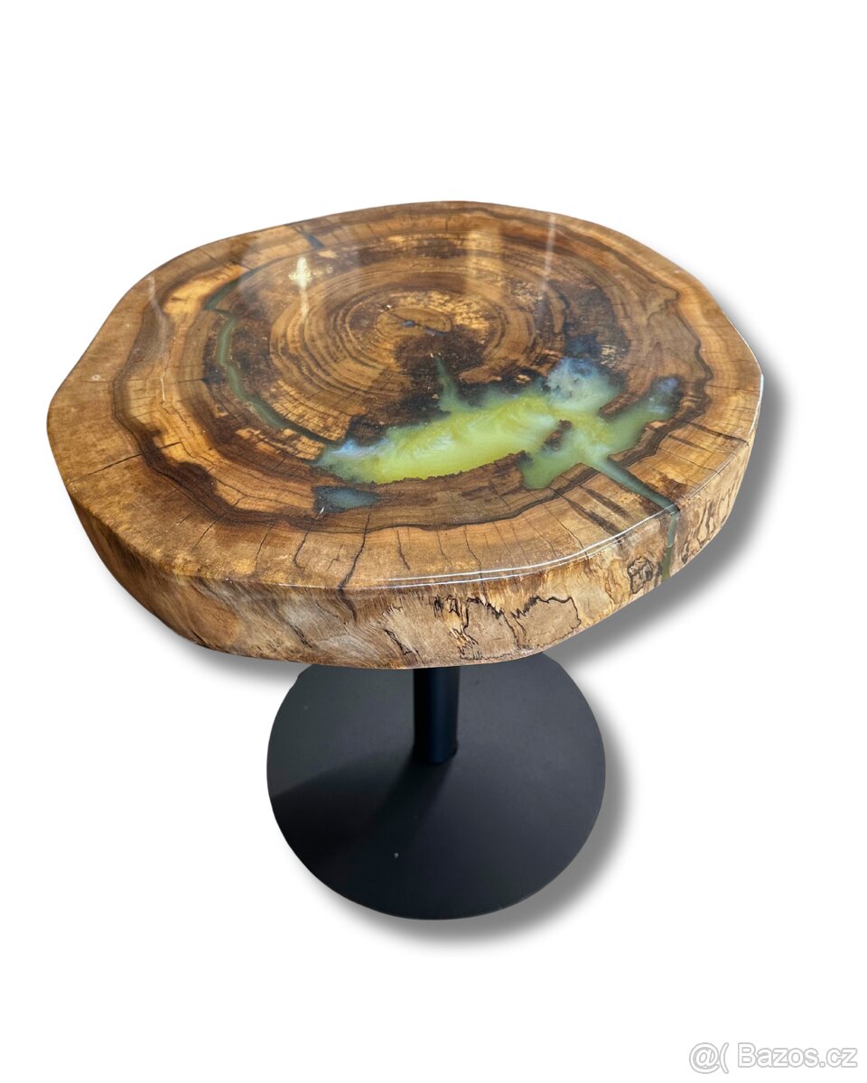 Epoxidový stůl Opál 42 cm průměr - 2