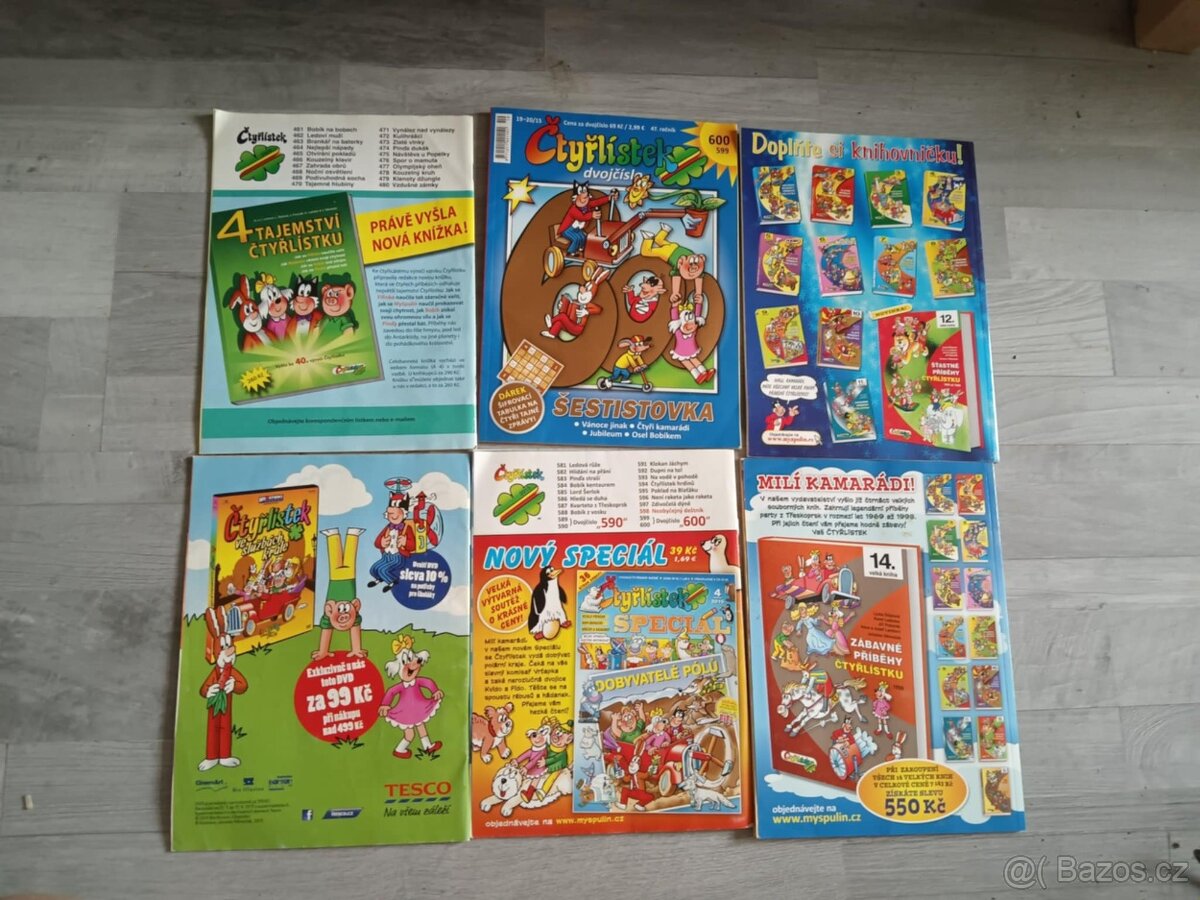 Čtyřlístky 6 kusů - 2