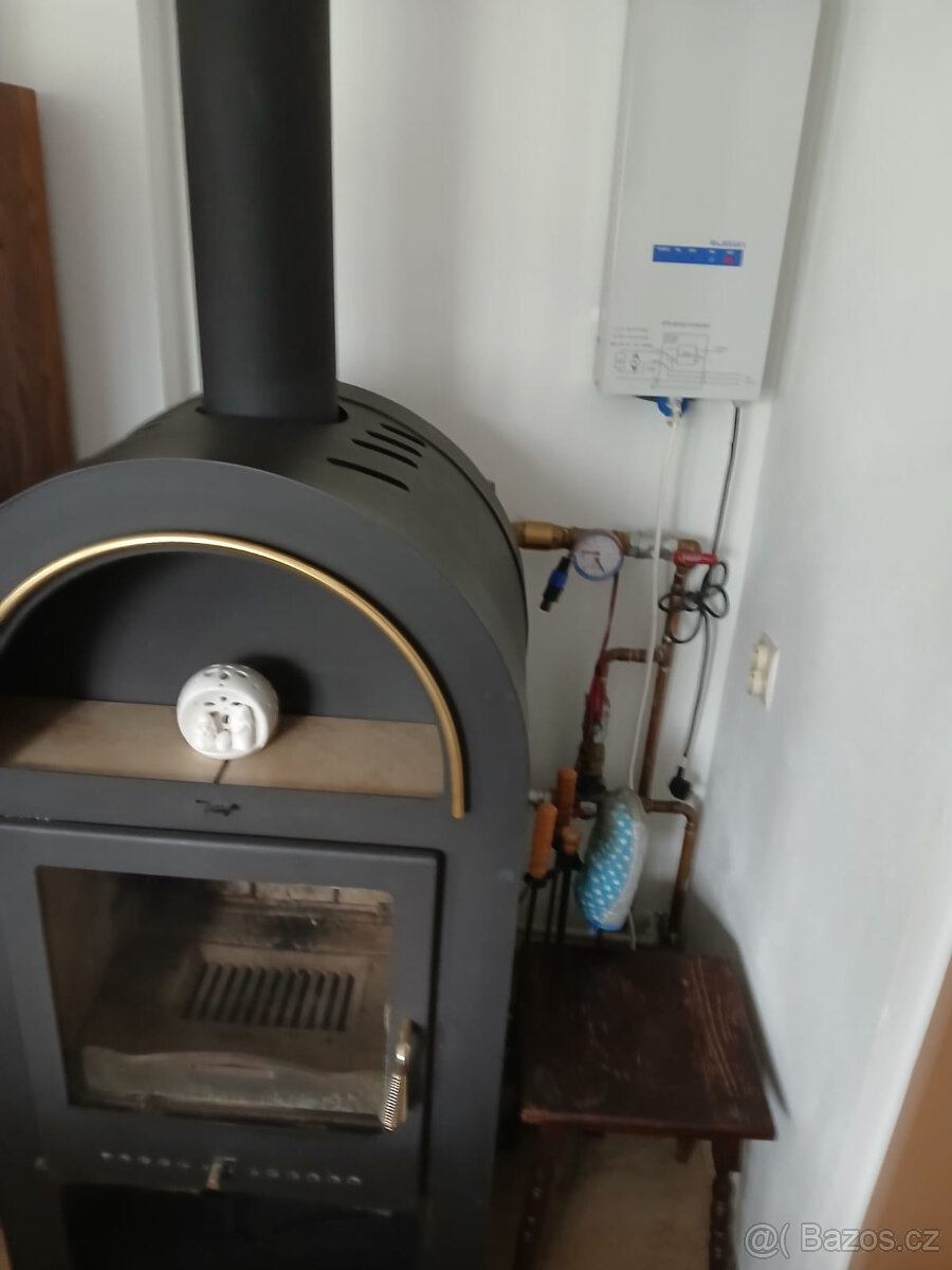 Krbová kamna Grand Max s výměníkem a UPS - 2