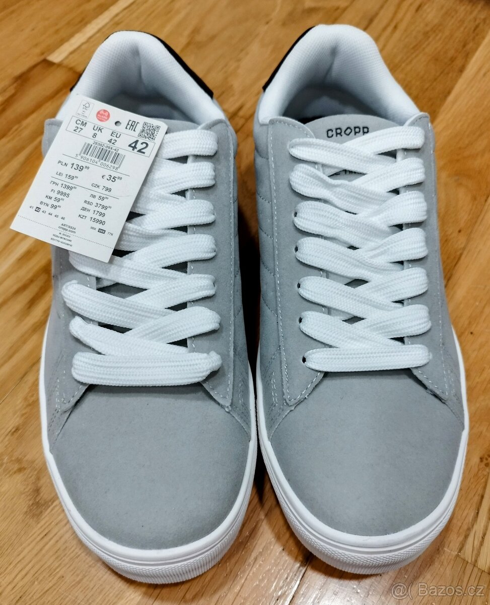 Šedé pánské tenisky vel 42 - 2