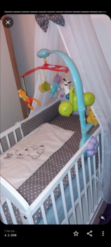 Dětská postýlka s šuplíkem - 2