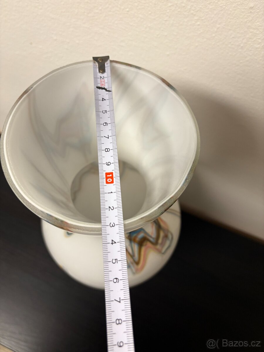 Autorské sklo - velká váza - 2