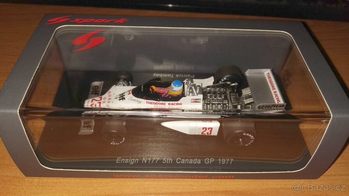 F1 Ensign N177 #23 Patrick Tambay 1977 Spark S3954 1:43 - 2