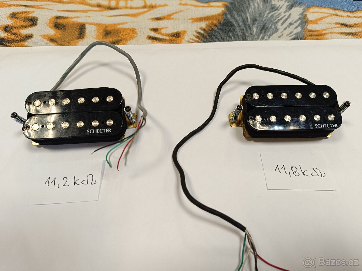 Snímače na el.kytaru Schecter - 2