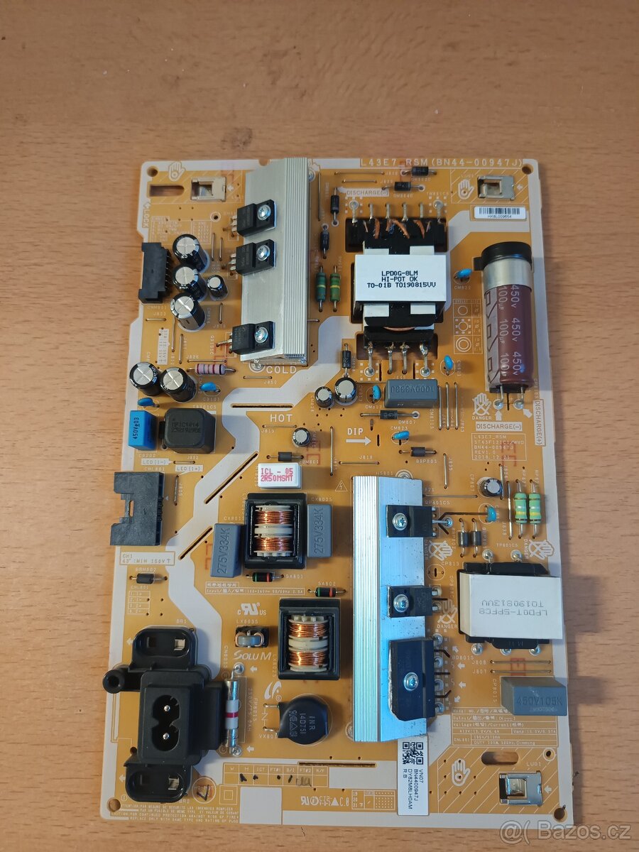 Samsung UE43RU7472 Náhradní díly - 2