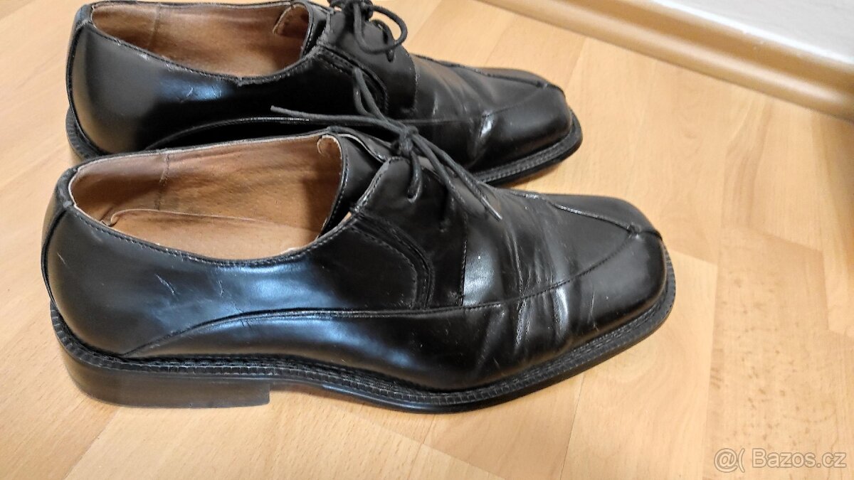 Černé pánské společenské boty vel. 43 - 2