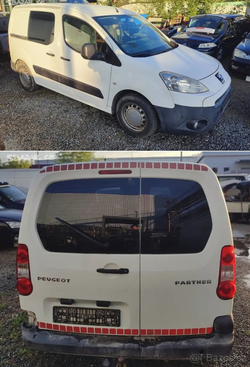 Peugeot Partner 1.6 benzín 66kw 5kvalt, - 2