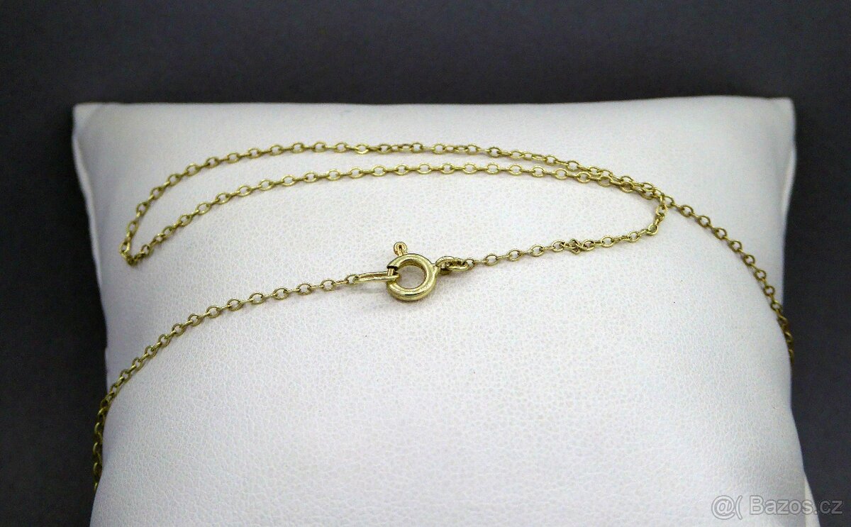 Dětský jemný zlatý řetízek - 2