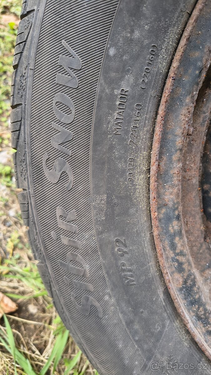 4x zimní gumy r16 včetně disků - 2