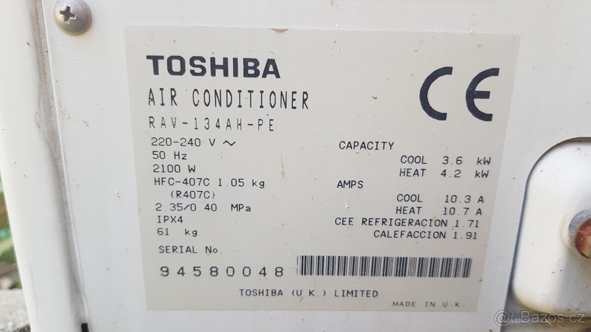 Toshiba R407C - 2