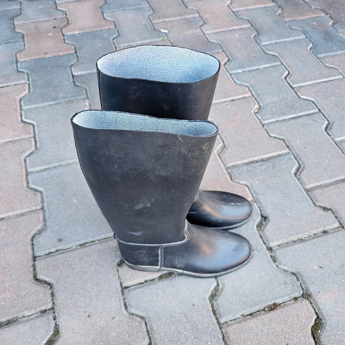 Vysoké jezdecké boty / holínky, zn. CADETT, vel. 34 - 2