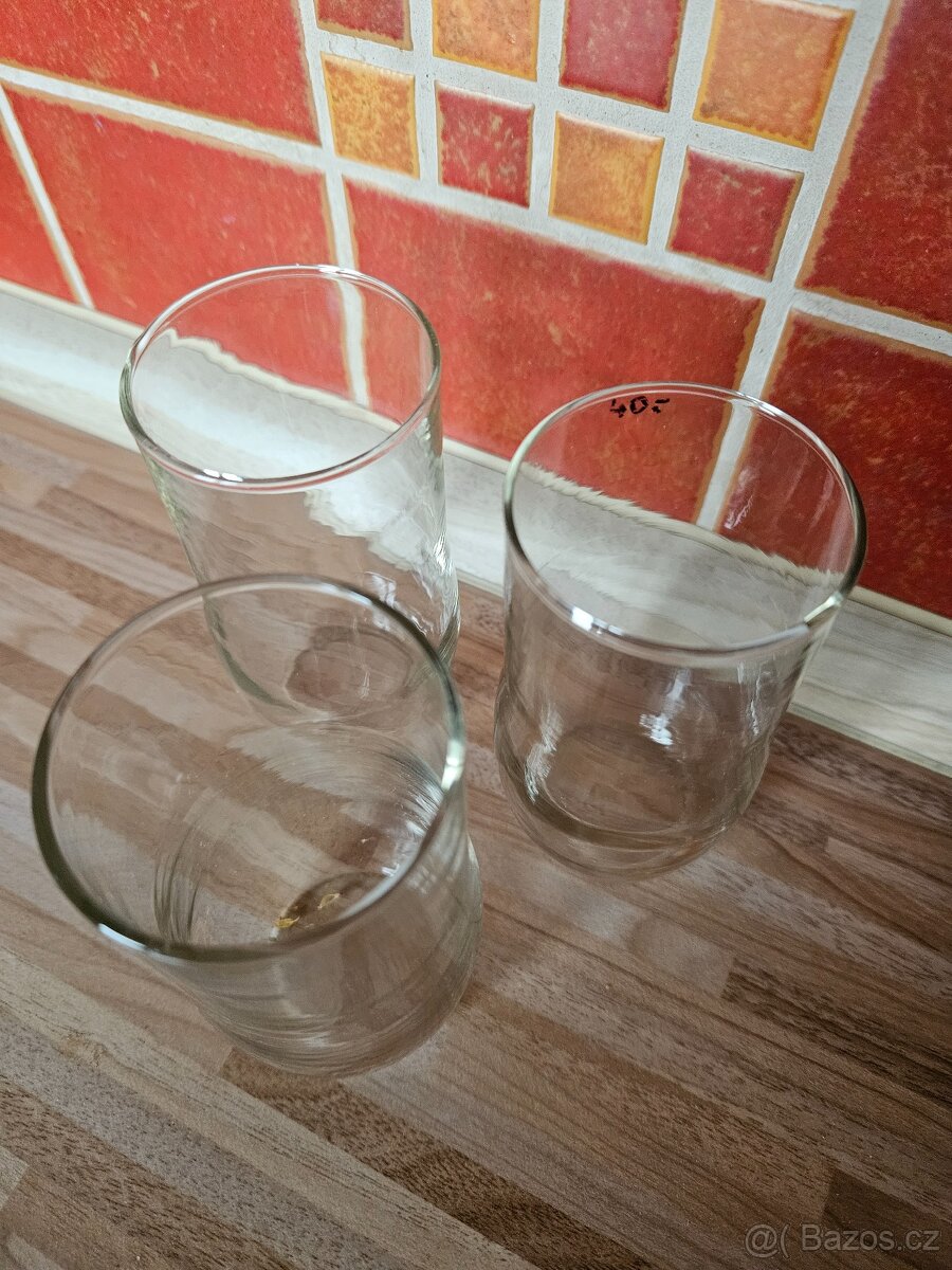 sklenice na košt, 3ks - 2