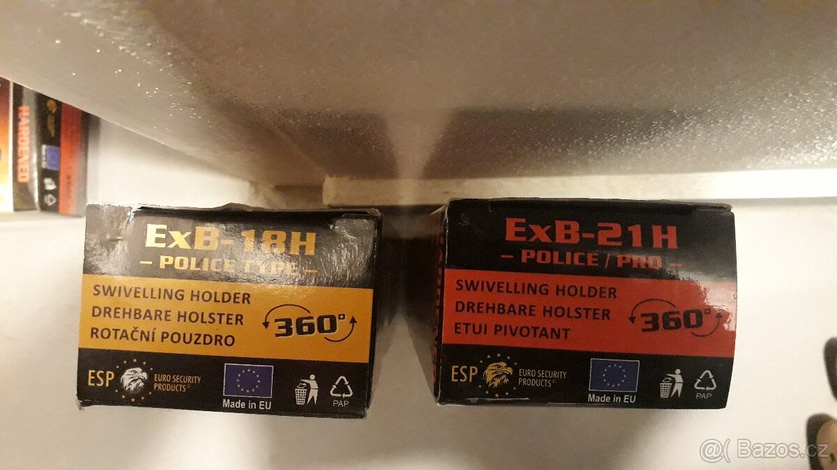 Teleskopické obušky ESP ExB - 21H + odražeče/lapy - 2