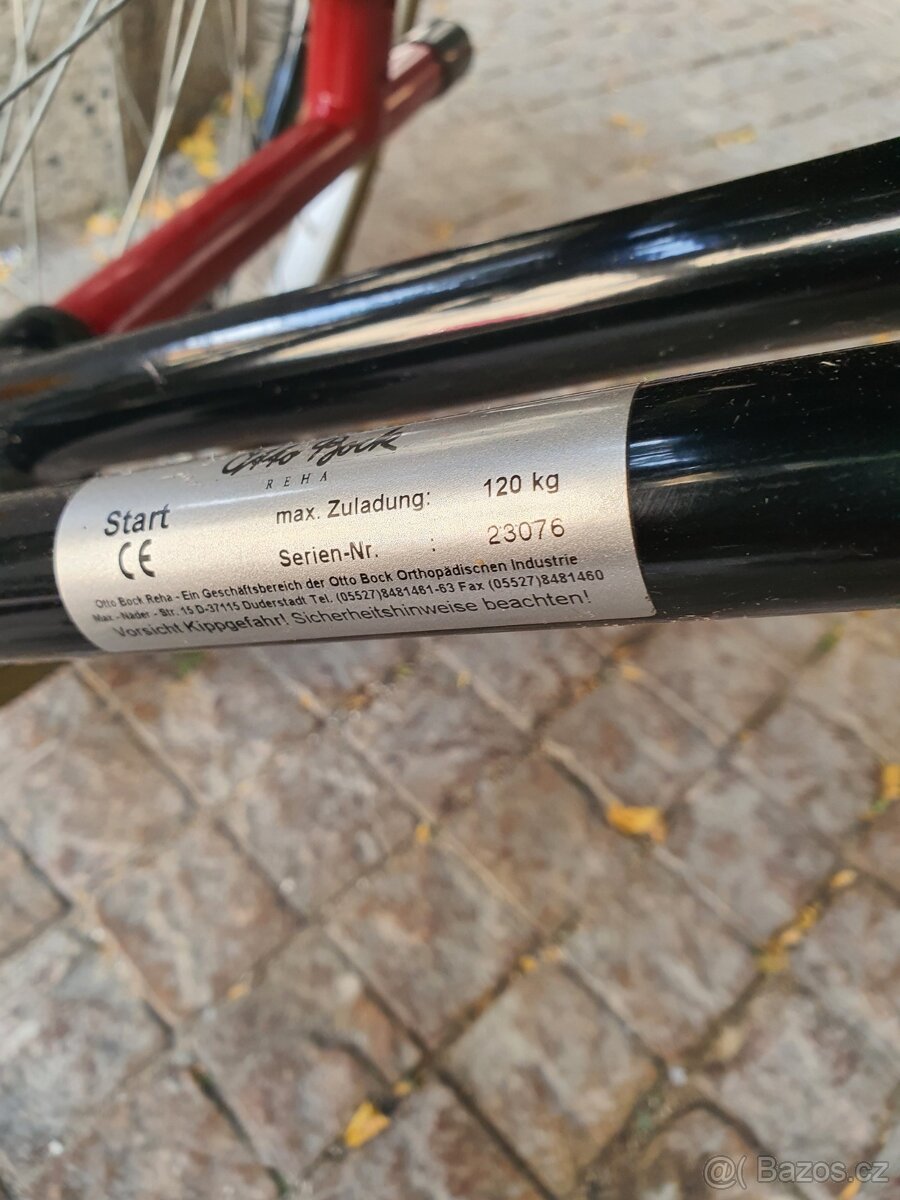 široký invalidní vozík, Otto Bock - - 2