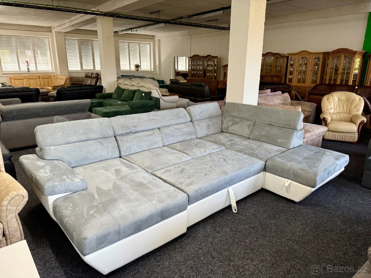 Sedací souprava tvaru U - rozkládací - NEPOUŽITÁ - 2