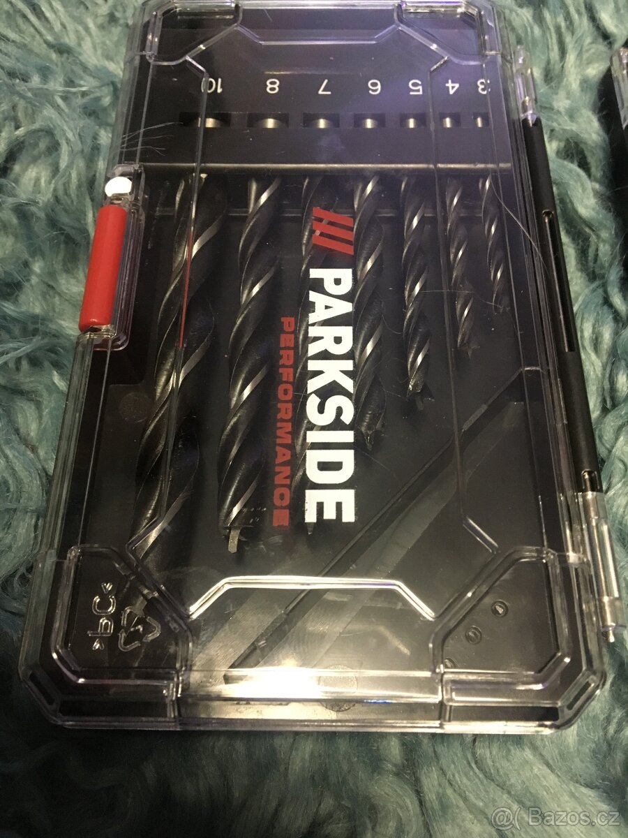 Parkside 3x sada vrtáky (3x7 ks + sada bitů 25 ks) PC 700 Kč - 2