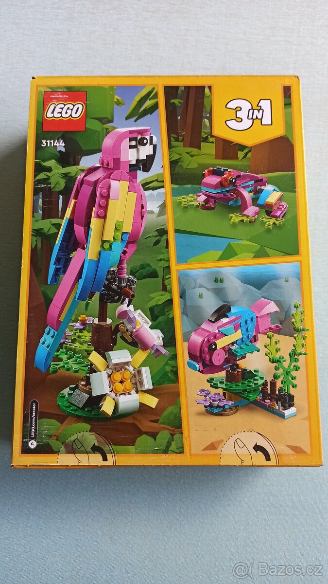 LEGO 31144 Creator Exotický růžový papoušek 3v1 - 2