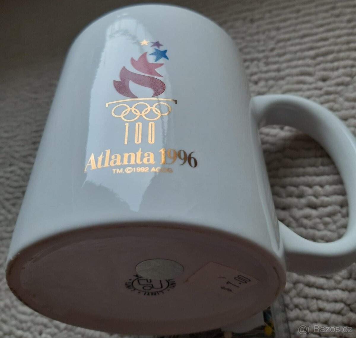 Hrnek z olympijských her Atlanta 1996, nový - 2