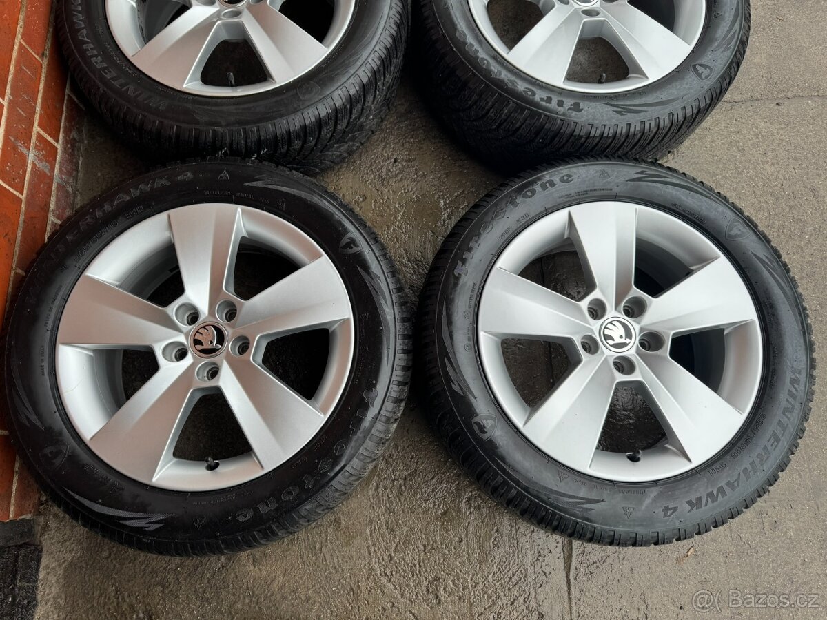 Alu 16" 5x100 škoda ORION zimní 80% SCALA TOP - 2