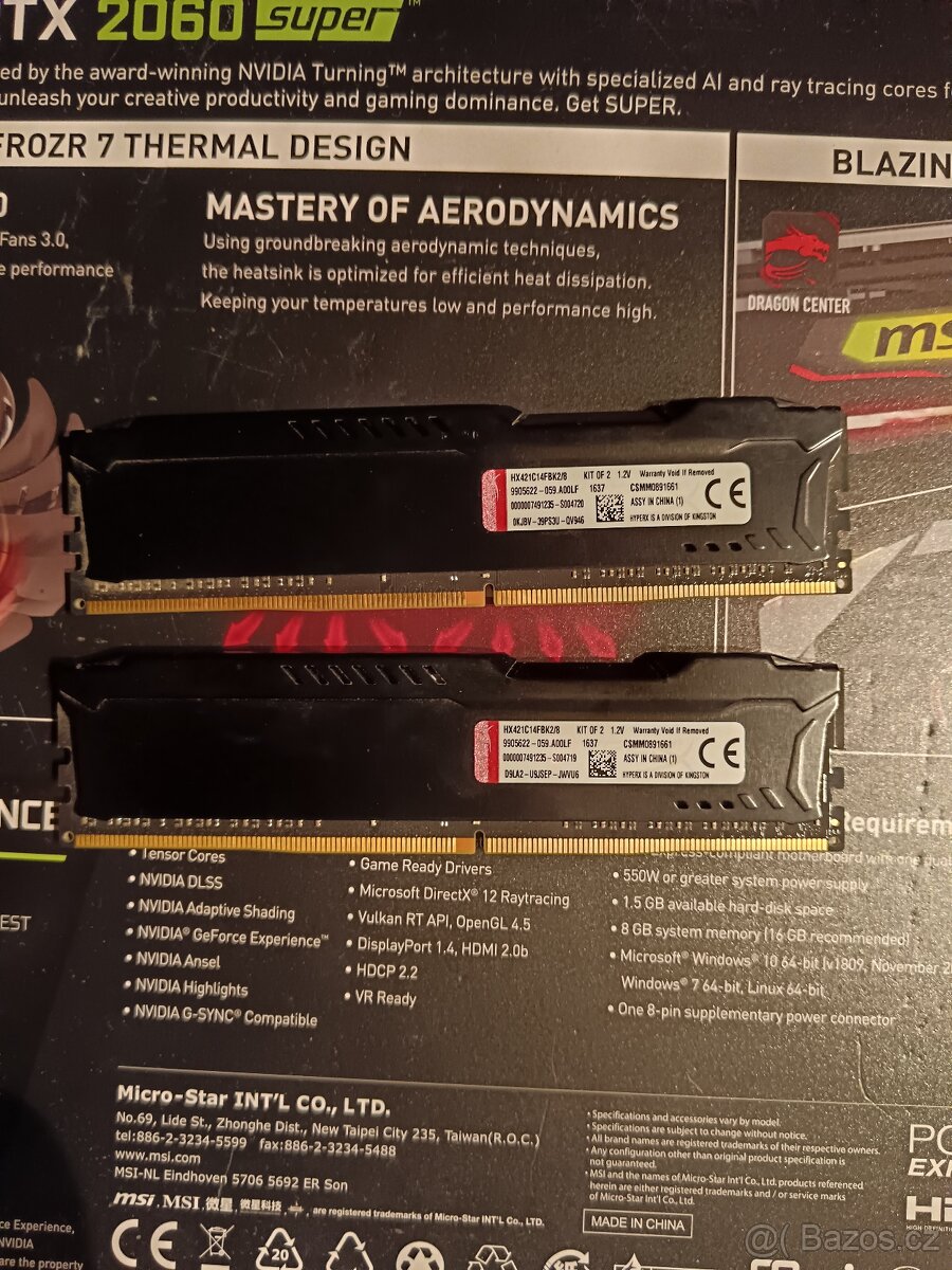 Kingston HyperX Fury Black DDR4 8GB (2x4GB) 2133MHz - 2