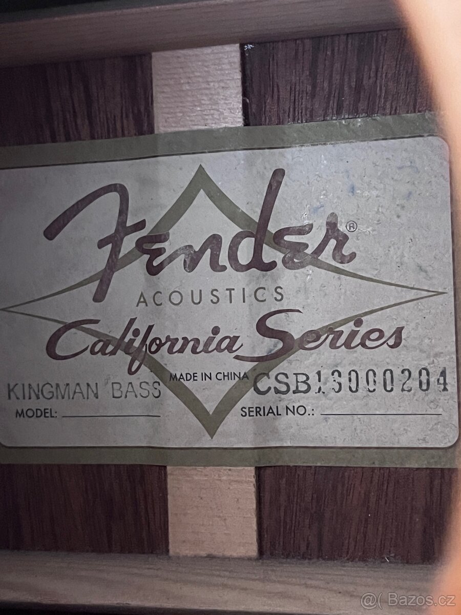 Fender Kingman bass - 2