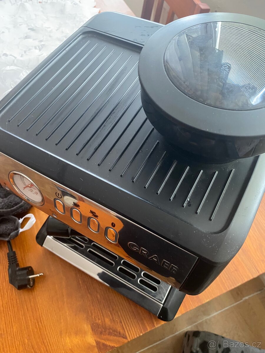 Pákový kávovar graef s mlýnkem a příslušenstvím - 2