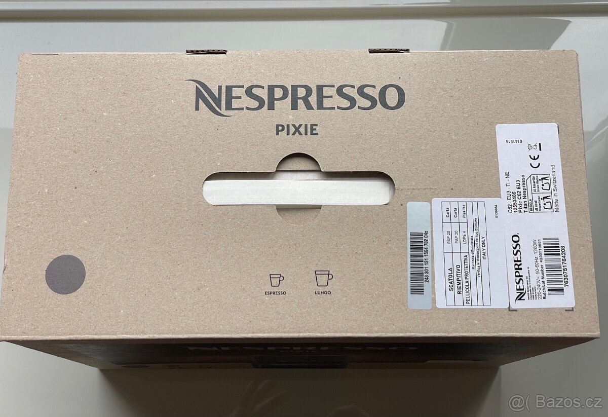 Kávovar Nespresso Pixie Redesign Titan NOVÝ - 2