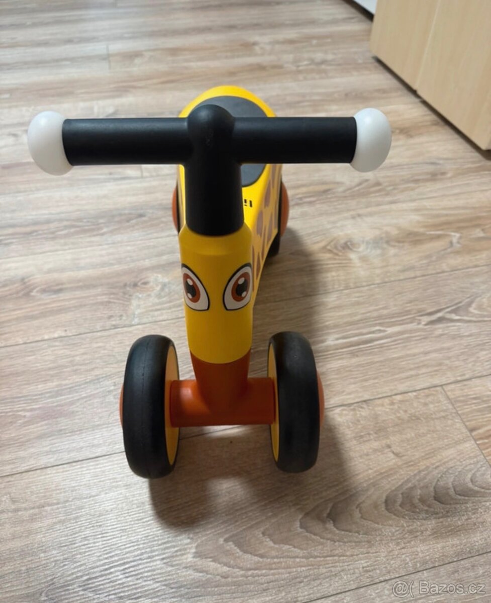 Dětské odrazedlo Lionelo Sammy Yellow Honey žirafa - 2