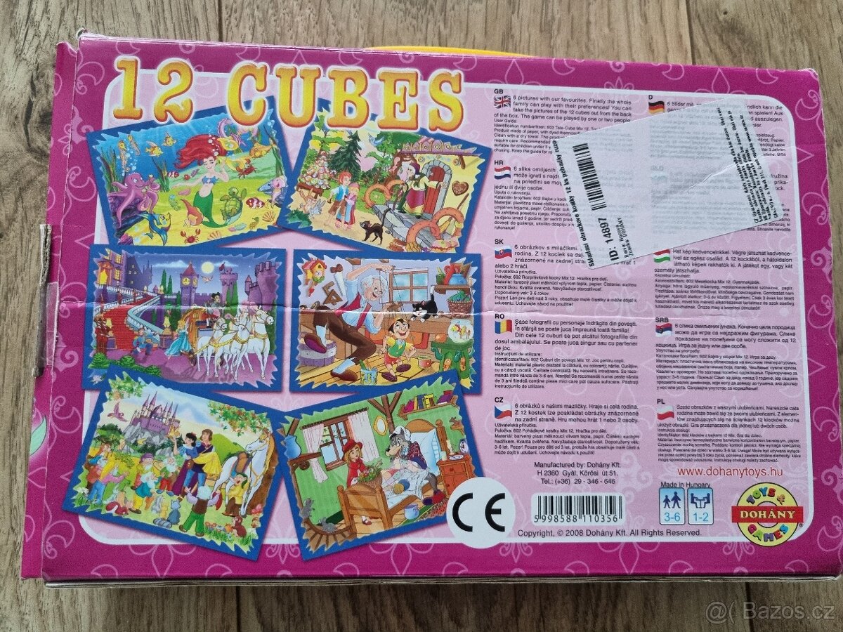 Dřevěné kostky s obrázky - 2