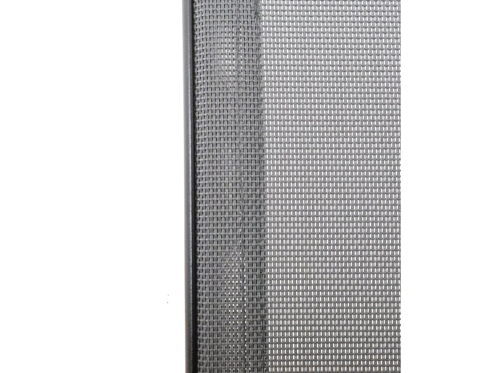 Zahradní křeslo SOFIE kovové - šedá textilie - 2