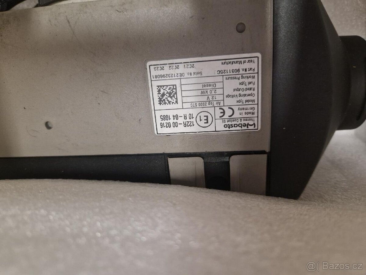 Prodám nezávislé vytápění Webasto - 2