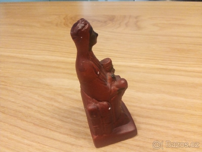 Sádrová soška černá Madona - 2