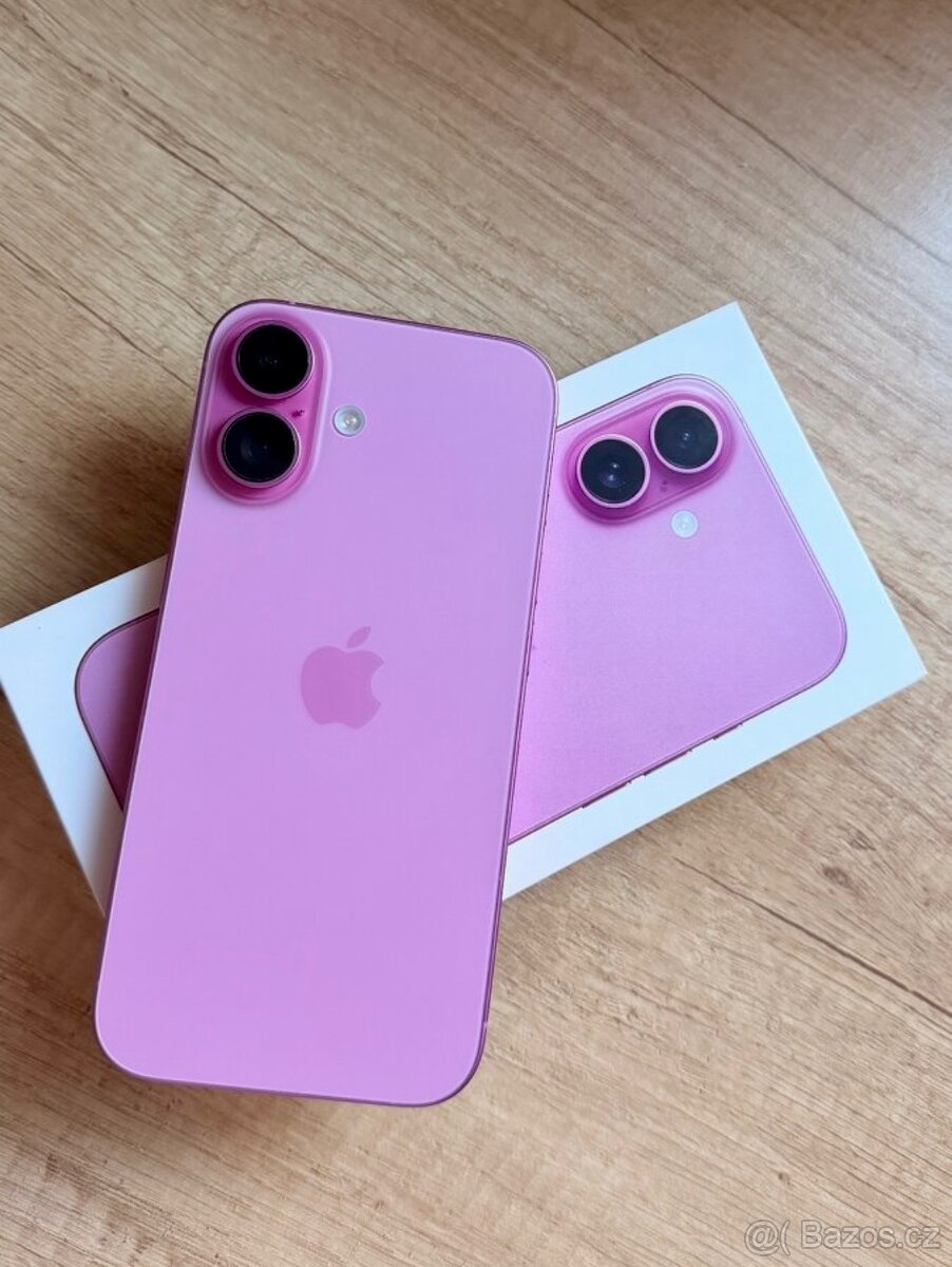 iPhone 16 Pink BATERIE 100% TOP - 2