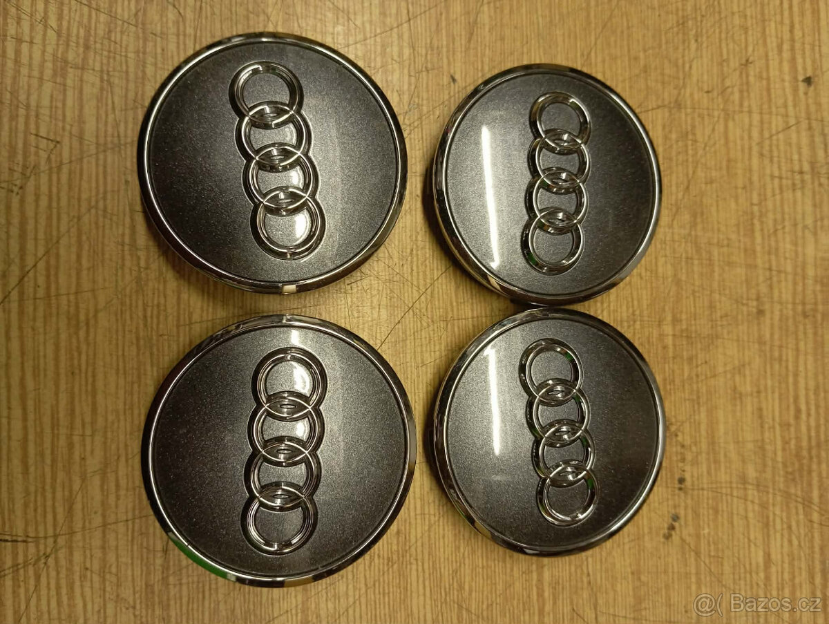 4 X STŘEDOVÉ POKLIČKY ORIGINÁL AUDI - 2