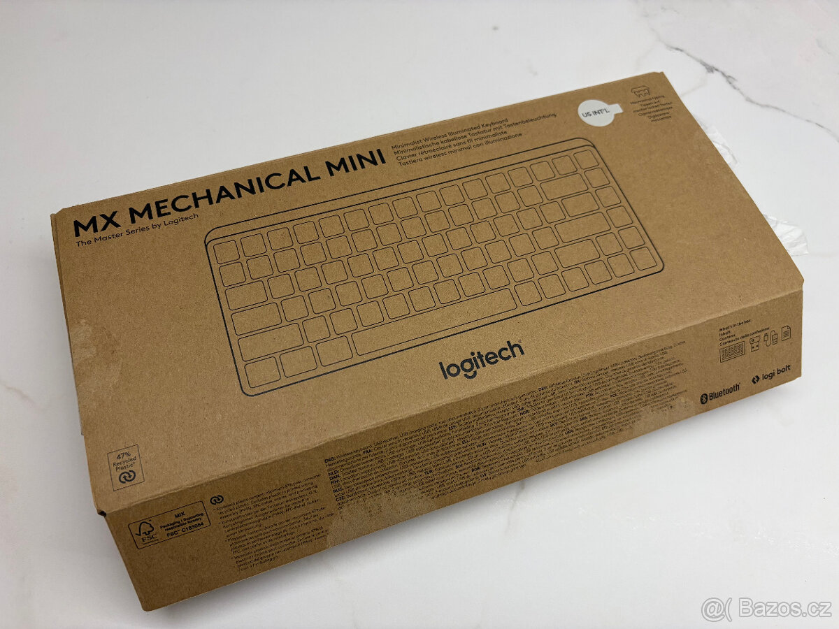 Logitech MX Mini Mechanical šedá - 2