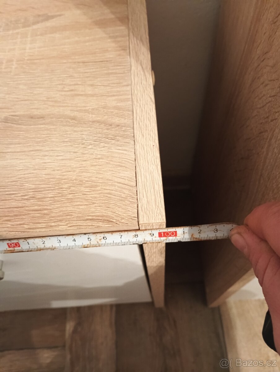 Předsíňová stěna dub sonoma/bílá - 2