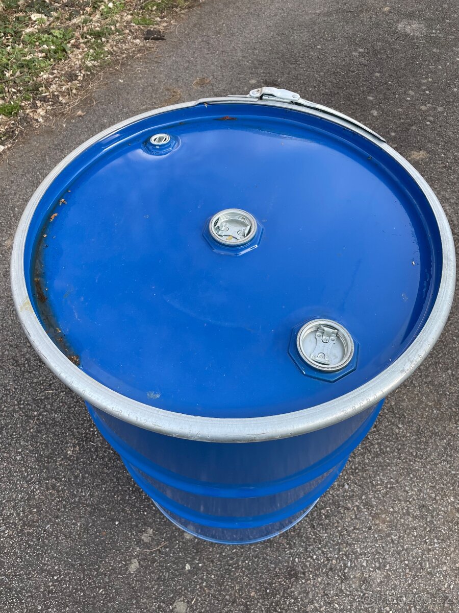 Plechový sud s víkem - 2