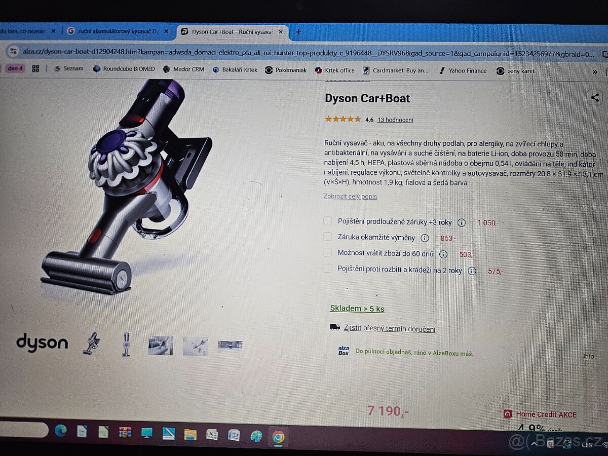 Prodám ruční AKU vysavač Dison - 2