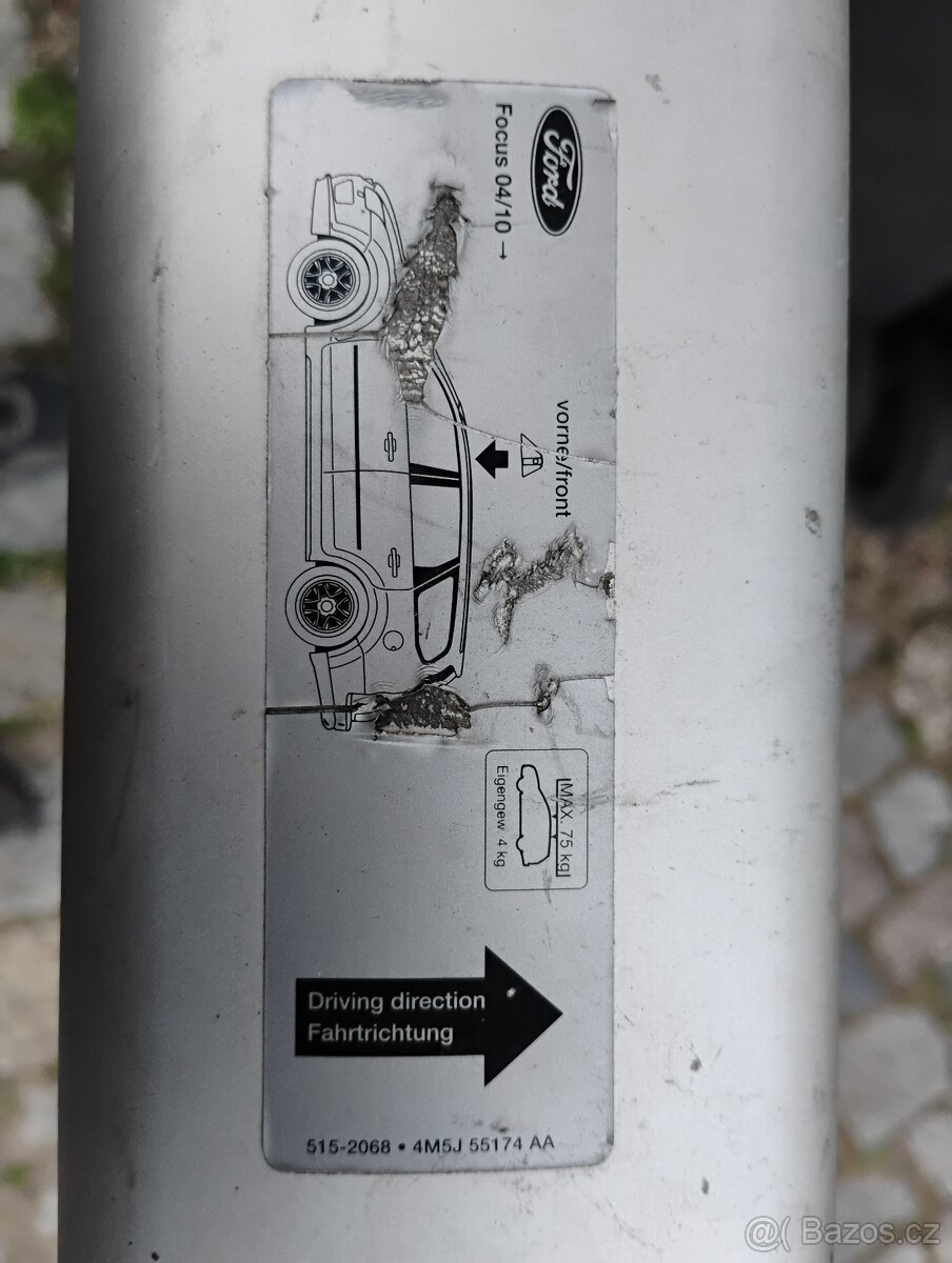 Příčníky, střešní nosiče Ford Focus, originál - 2