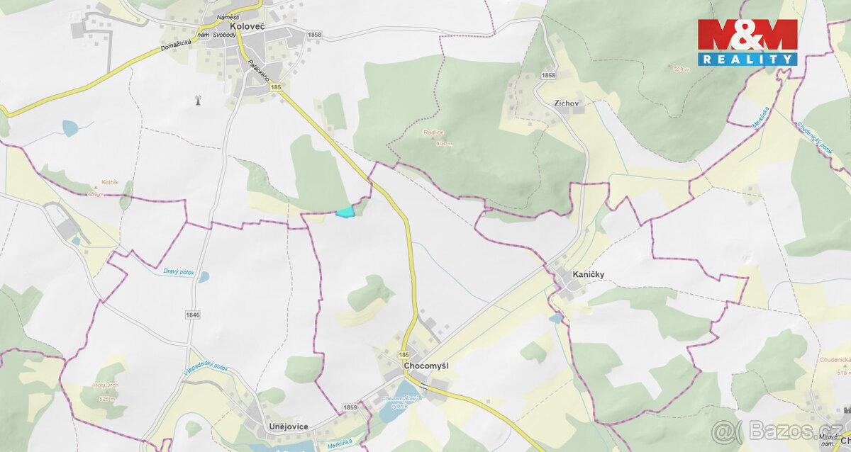 Prodej lesa, 10594 m², Koloveč - 2