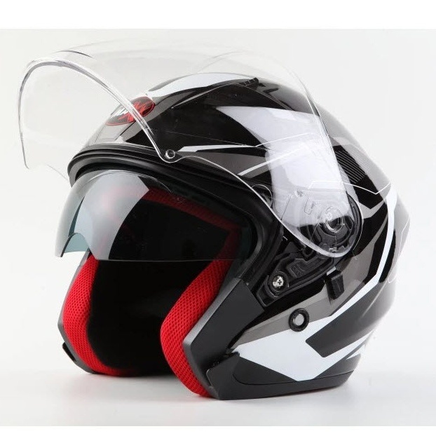 Helma MAXX černo/bílá lesklá - 2