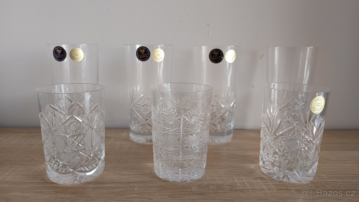 Broušené skleničky - 2