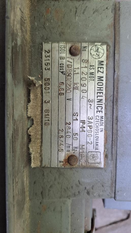 elektromotor 1,1kW -3 fázový - 2
