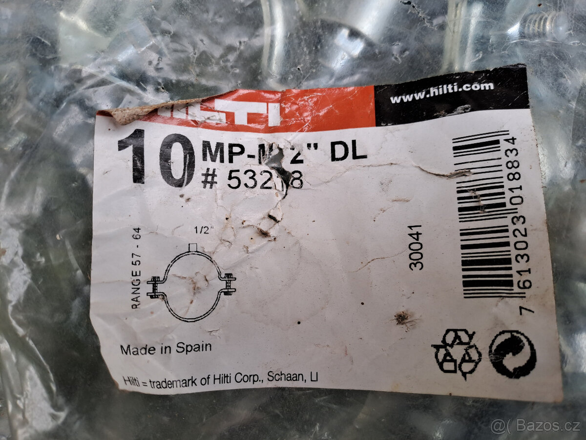 HILTI Trubkové objímky 48-54 / 57-64mm - 2