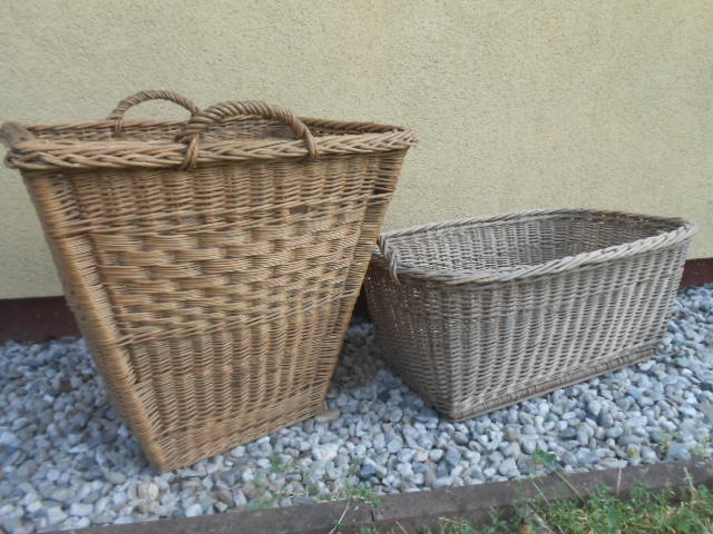Proutěný koš na prádlo,nůše - 2