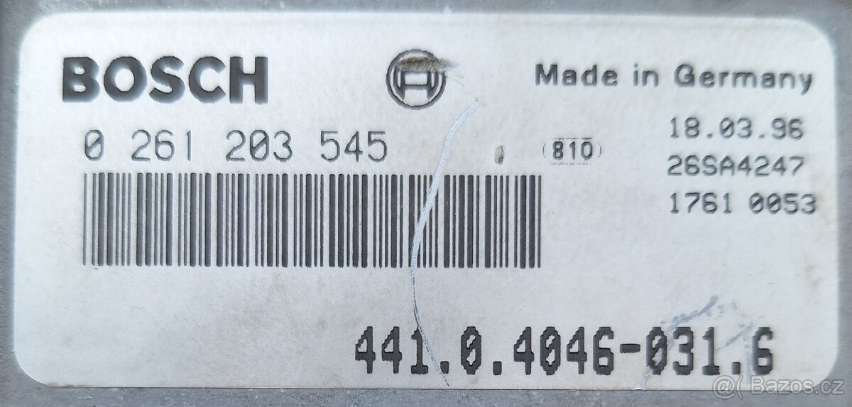 Řídící jednotka Bosch Felicia I, 1.3i MPi, 50kW - 2