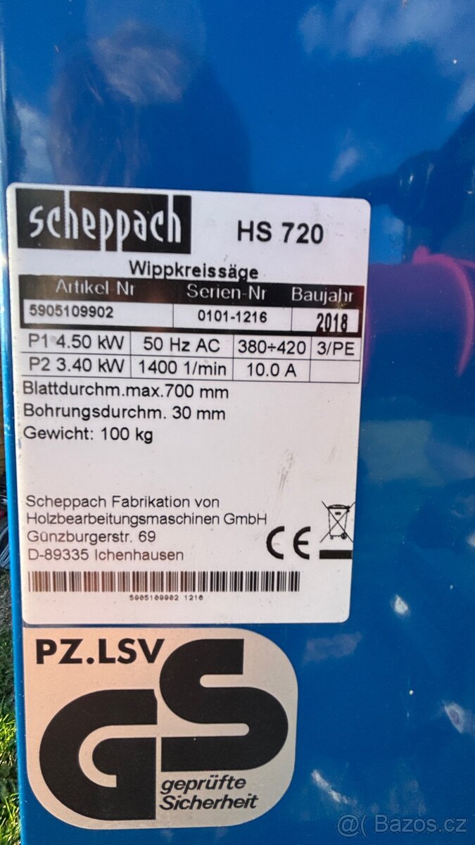 Cirkulárka Scheppach - 2